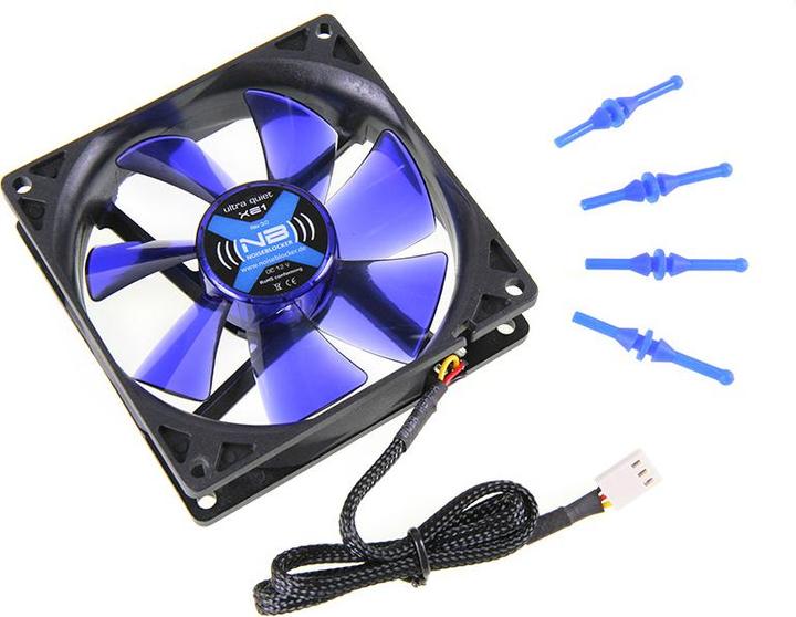 Actual product image Noiseblocker BlackSilent Fan XE1 (92 mm, 1 x)