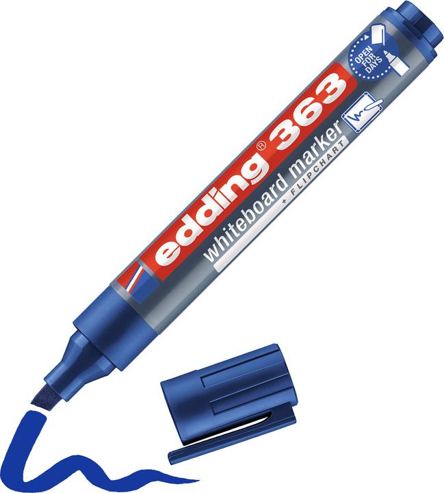 Immagine prodotto Edding Marcatore per lavagna bianca 363 (Blu, Grigio, 1 mm, 1 x)