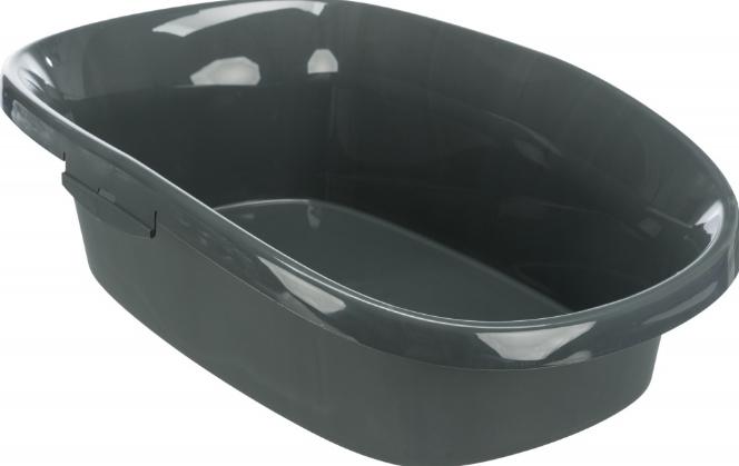 Actual product image Trixie Cat litter tray Be Eco Carlo, with rim (Cat litter tray open)