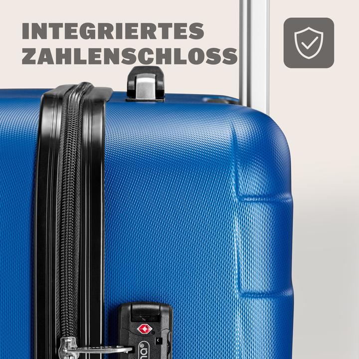 Immagine prodotto Monzana Set di valigie (105 l, Bagaglio a mano (fino a 50 litri), M (50 - 90l), L (90 - 115l))