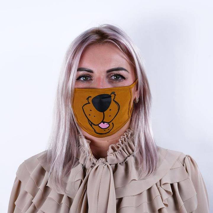Produktbild NoName Lizenzierte Scooby Doo (Mund) Gesichtsschutzmaske 2 Stk (2 x)