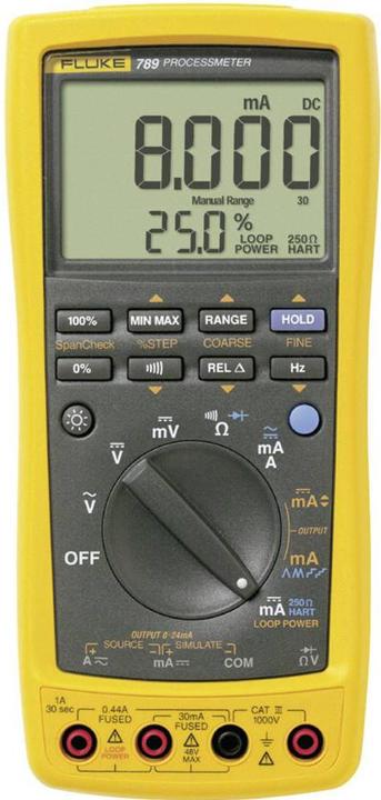 Produktbild Fluke Hand-Multimeter digital 789/EU (CAT III 1000V, CAT IV 600V)