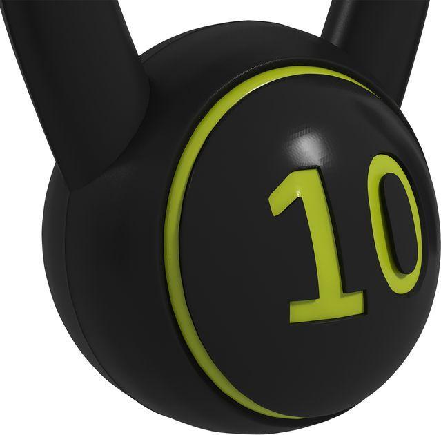 Produktbild Swisshandel24 Kettlebell Set, 3 Kugelhanteln 2,2kg/4,5kg/6,8kg, Kunststoffhülle, Schwarz