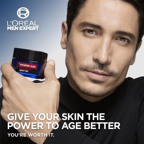 Actual product image L'Oréal Paris Men Expert Power Age Recharging Night Gel (50 ml, Face gel)