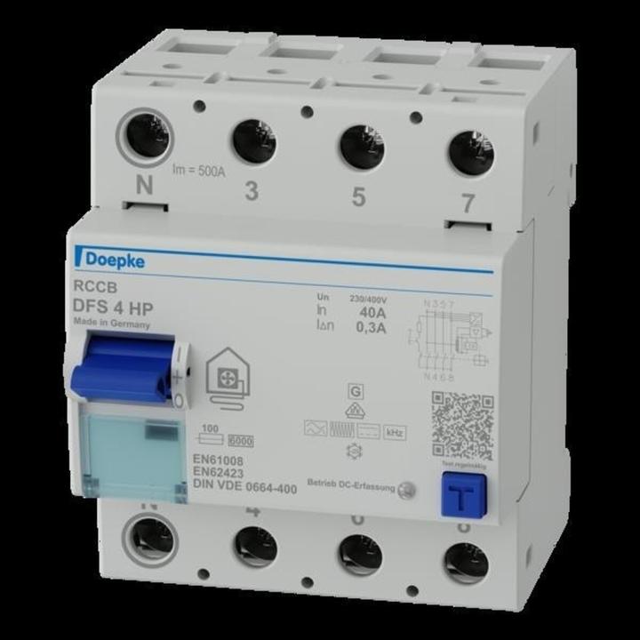 Actual product image Doepke DFS4 040-4/0.30-HP RCD 4p 40 A 0.3 A 09136805