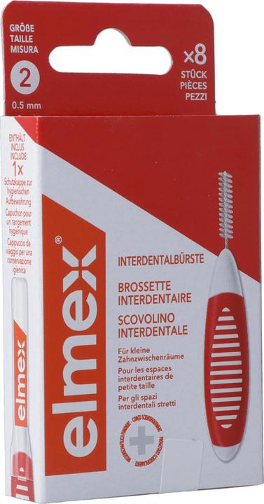 Elmex Rot, Grösse 2 (8 x, 2 mm)