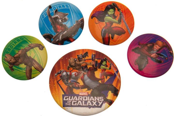 Produktbild Guardians of the Galaxy AbzeichenSet (6erPack)