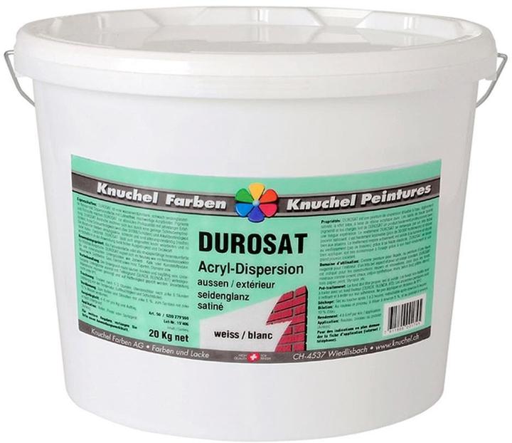 Knuchel Acryl-Aussendispersion Durosat (White RAL9003, 1 l)