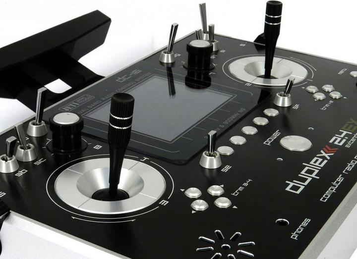 Immagine prodotto Jeti Trasmettitore da tavolo Duplex 2.4EX DC-16 II. Argento multimodale