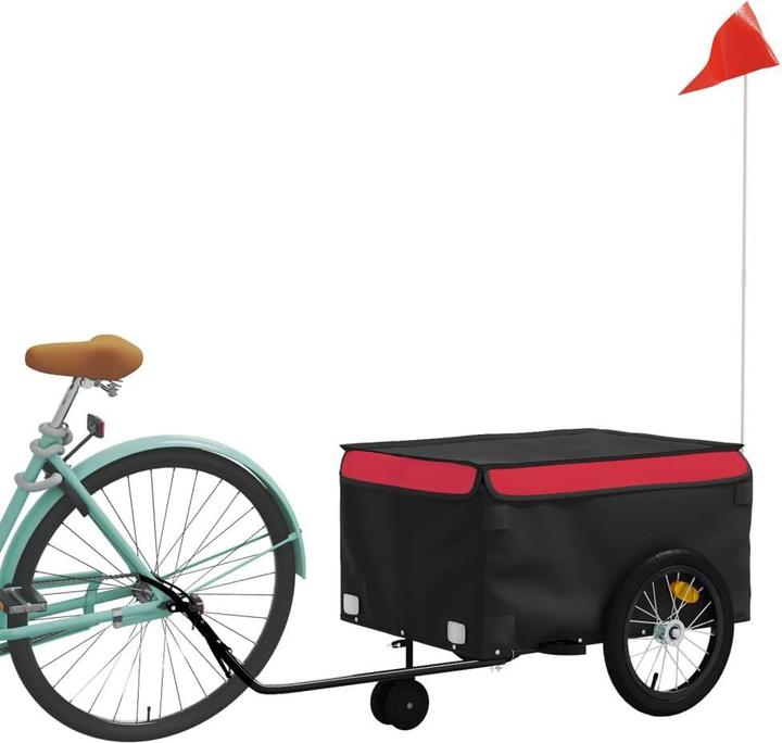Image du produit VidaXL Fahrradanhänger 45 kg Eisen