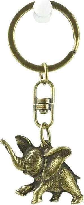 Actual product image Abino Metall-Schlüsselanhänger Elefant