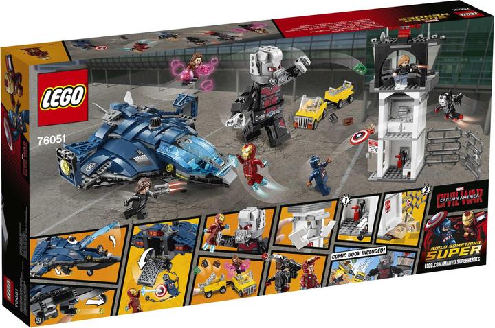 Image du produit LEGO Marvel Super Heroes La bataille de l'aéroport (76051, LEGO Marvel)