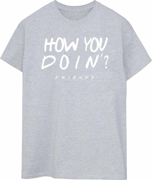 Friends How You Doin? Boyfriend Fit TShirt (3XL)