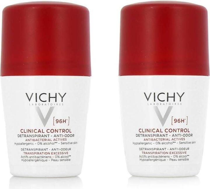 Vichy 2er-Set Deodorants Clinical Control 96h - 2 x 50 ml (Roll-on, 100 ml)