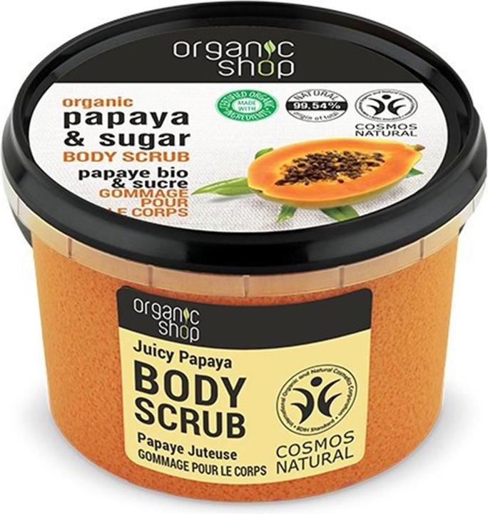 Organic Shop Papaya und Zucker - Renovierendes Körperpeeling 250ml (250 ml)