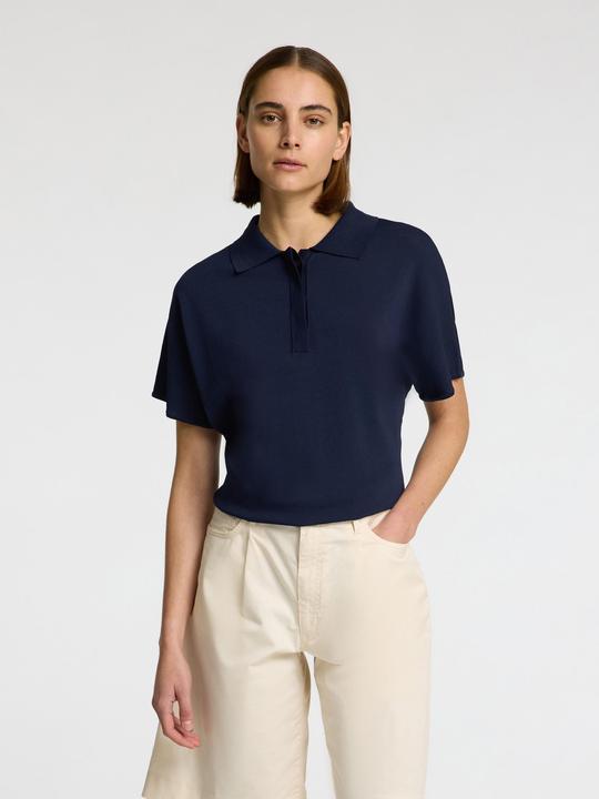 Actual product image Selected Femme Kurzarm Polohemd aus Strick (L)