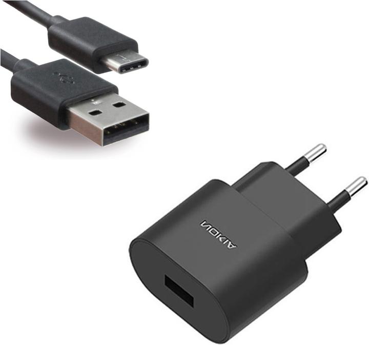 Actual product image Nokia CH-21E fast charger + type C