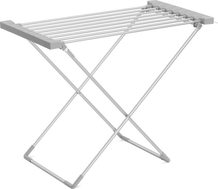 Ulsonix Beheizbarer Wäscheständer Wäschetrockner aus Aluminium 8 Heizstäbe 10 kg 150 W (0.14 m)