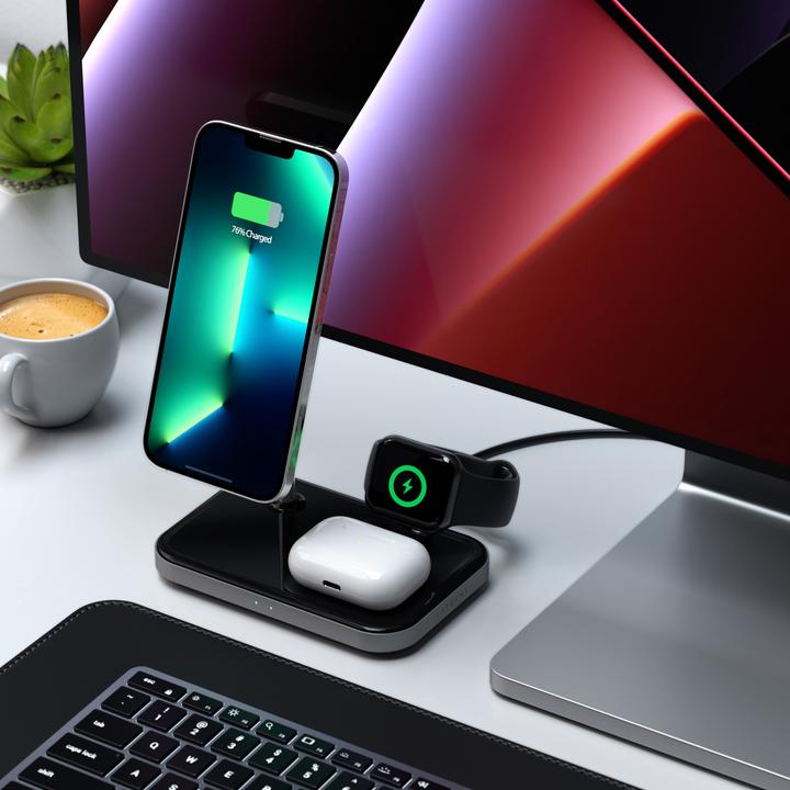 Produktbild Satechi 3-in-1 Magnetic Wireless Charging Stand (7.50 W)