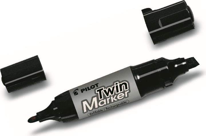 Image du produit Pilot Marqueur permanent "Twin Marker Jumbo", noir (Noir, 7 mm, 1 x)