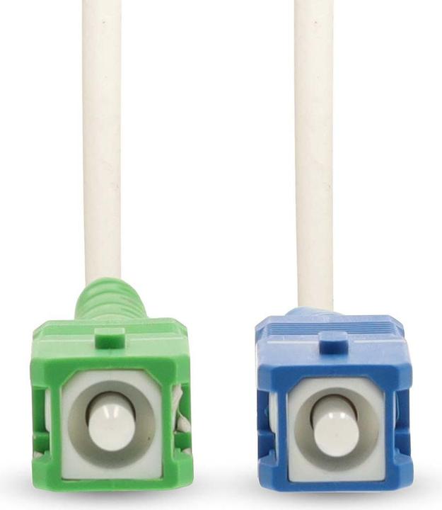Produktbild Nedis Glasfaser-Netzwerkkabel | SMF (Single Mode Phase) | SC/APC | SC/UPC | 100 Gbps | 6.00 m | Weis (6 m)