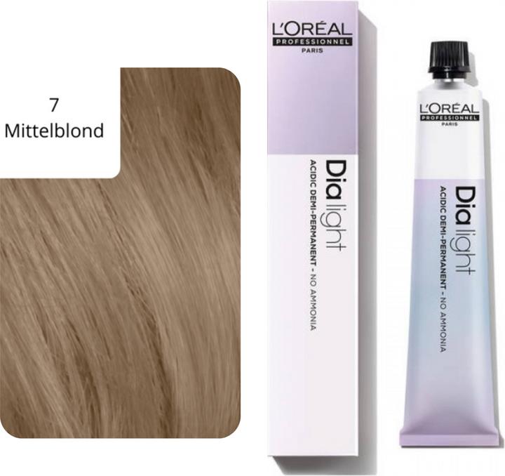 Produktbild L'Oréal Professionnel Dialight 7 Mittelblond (7 Mittelblond)