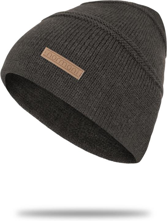 Produktbild Normani Winterset „Montreal“ mit Mütze und Schal Braun meliert (One Size)