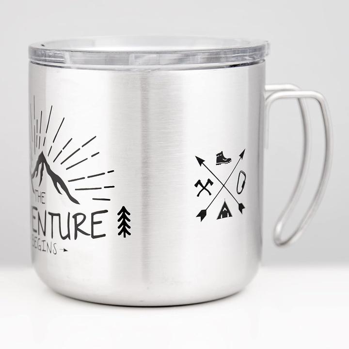 Actual product image Mugsy Edelstahltasse To-Go mit abnehmbaren Deckel (330 ml)