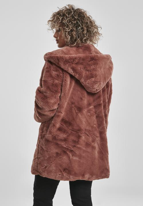 Actual product image Urban Classics Ladies Hooded Teddy Coat (XXL)