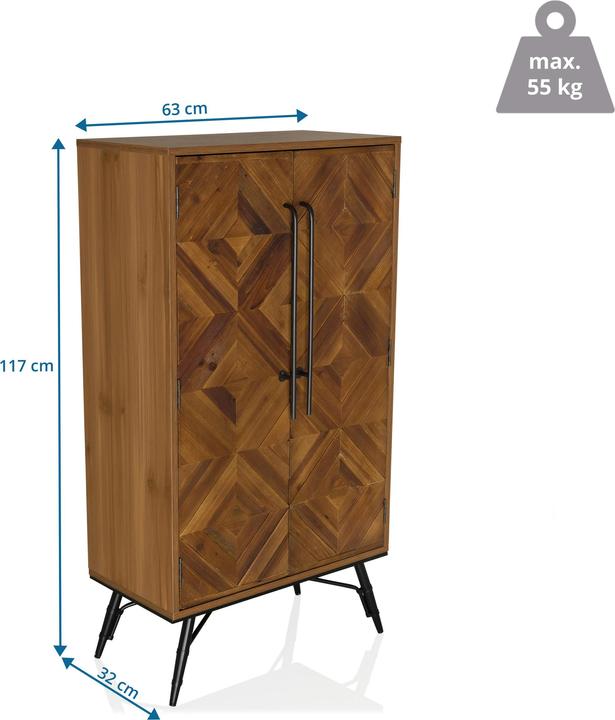 Produktbild hjh LIVING Santjago Wood High