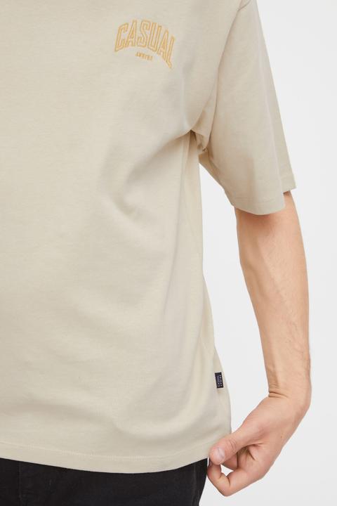Actual product image Casual Friday CFTue tee with small chest embroidery - 20504815 (L)