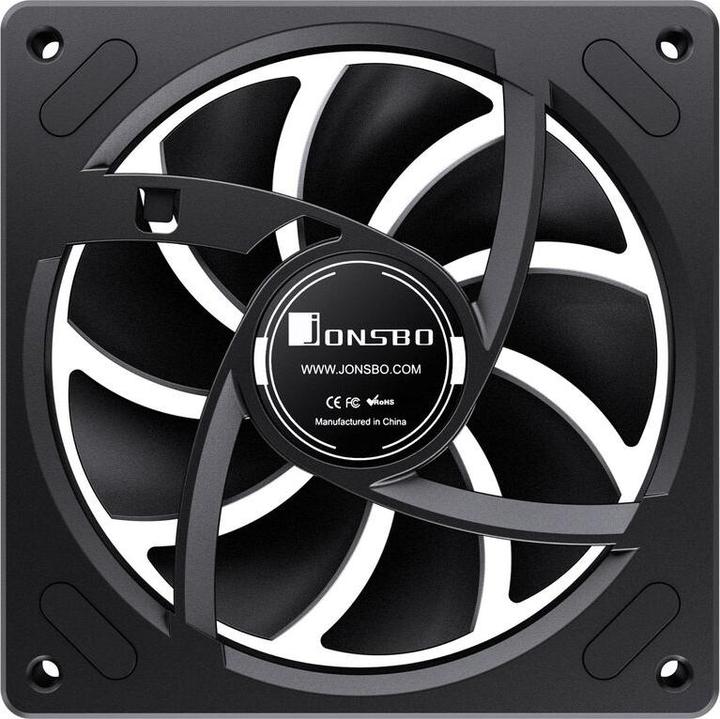 Produktbild Jonsbo ZA-120 Lüfter, PWM, ARGB - 120mm, schwarz (120 mm, 1 x)