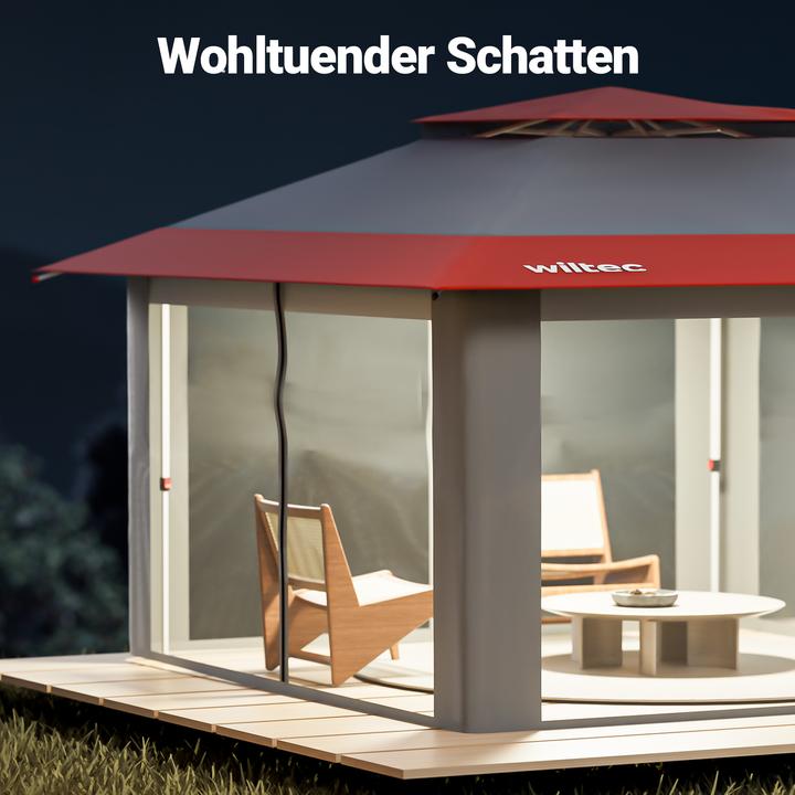 Produktbild Wiltec Faltpavillon (400 cm, 400 cm)