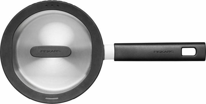 Produktbild Fiskars Hard Face Stainless steel stew pan 1.8 L (18 cm, Stielkasserolle, Edelstahl)