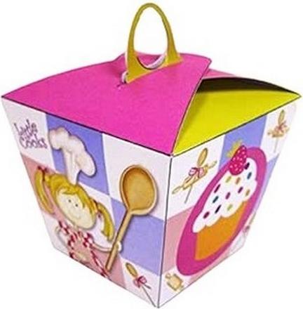 Produktbild Little Cooks Tortenschachtel Pappe 6erPack