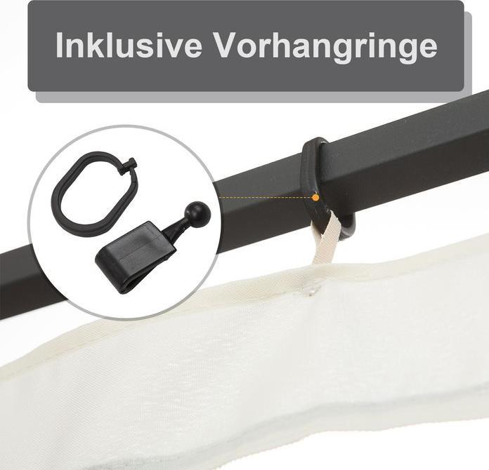 Produktbild Swisshandel24 Moskitonetz für Pavillon (352 cm, 207 cm)