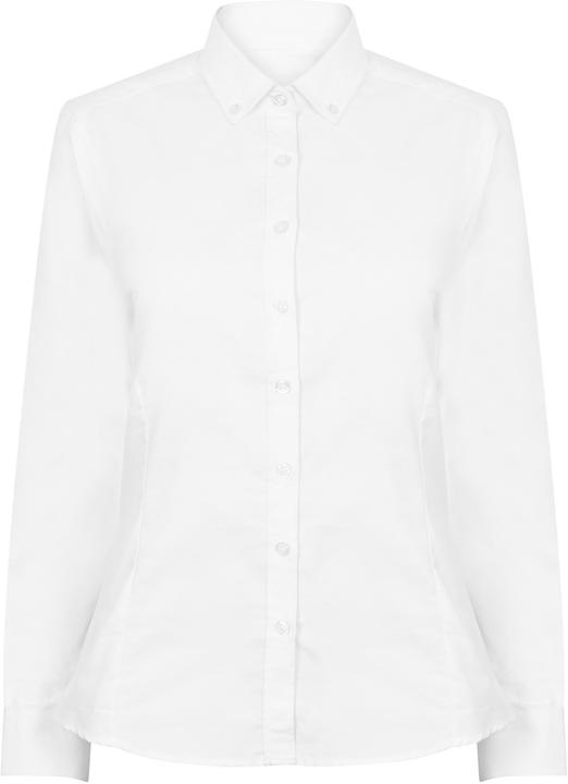 Henbury Modern Langarm Oxford Bluse (L)