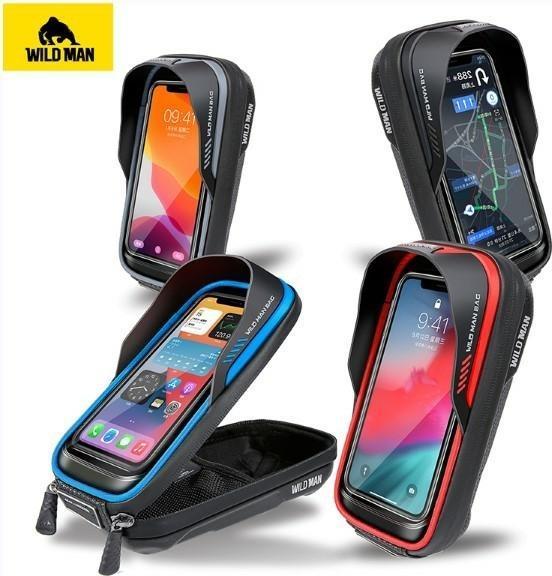 Wildman Etui/uchwyt rowerowy L ES16 sakwa na ramę czarna/black