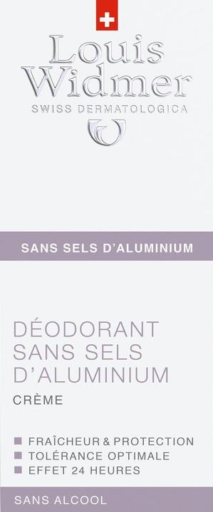 Actual product image Louis Widmer Deodorant Cream Without Aluminum Salts Perfume (Crème, 40 ml)
