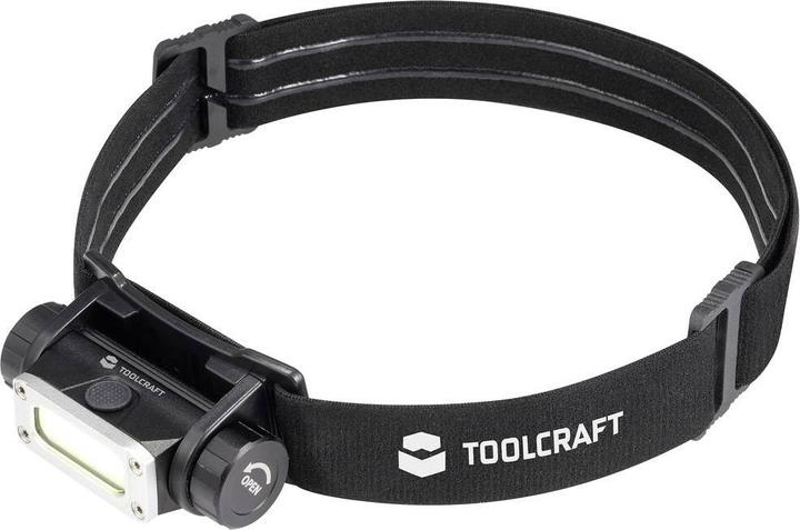 Toolcraft TO-9469515 Lampe frontale à LED COB Accumulateurs Li-Ion 450 lm 13 h TO-9469515 (450 lm)
