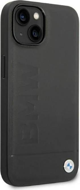 Actual product image BMW Case BMHMP14MSLLBK iPhone 14 Plus 6.7" czarny/black hardcase Signature Logo Imprint Magsafe (Apple iPhone 14 Plus)