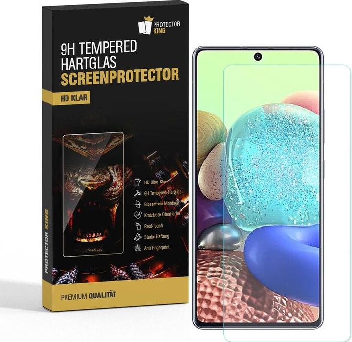 Produktbild Protectorking 6x echtes Tempered 9H Panzerhartglas 3D KLAR (6 Stück, Samsung Galaxy A71)