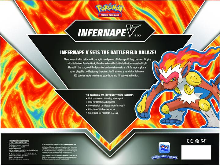 Produktbild Pokémon Infernape V Box (Englisch, Booster Pack)