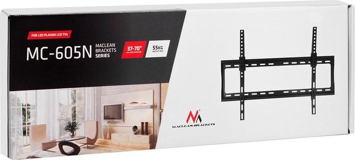 Produktbild Maclean MC-605 - VESA Monitor-/TV-Halter, 32-70", schwarz, 55 kg (Wand, 70", 55 kg)