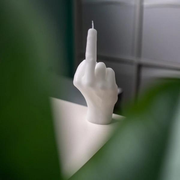 Actual product image Candle Hand Fck you (1 pcs.)
