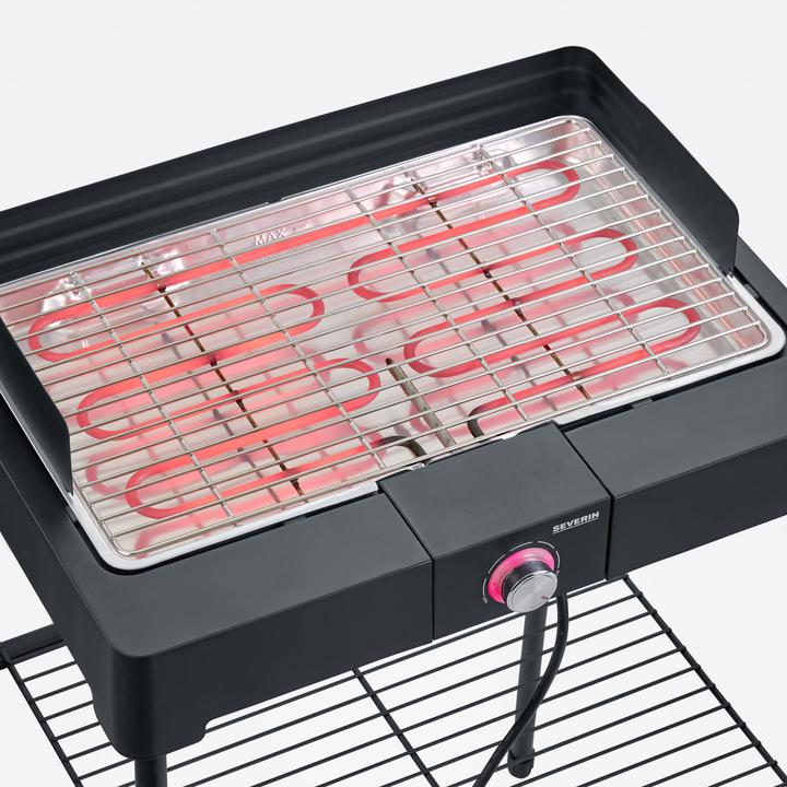 Produktbild Severin PG8561 Elektrischer Gartengrill 2200 W 44,5 cm x 26 cm (2.20 kW)