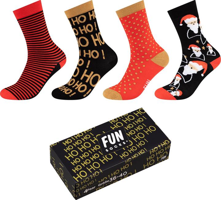 Fun Socks BOXES 4er Pack (4er Pack, 36, 40)