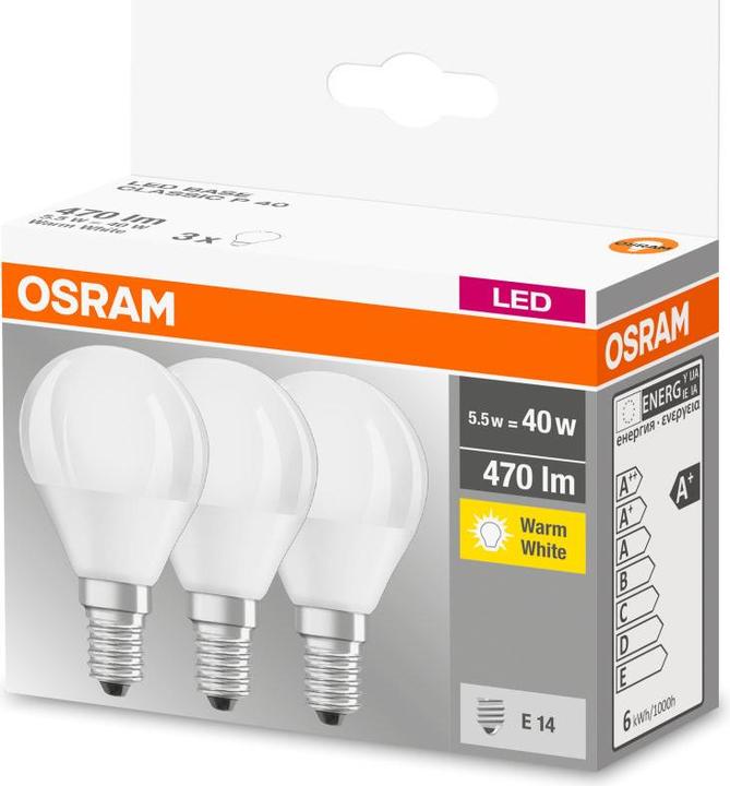 Image du produit Osram Base Retro (E14, 5.30 W, 470 lm, 1 x, F)