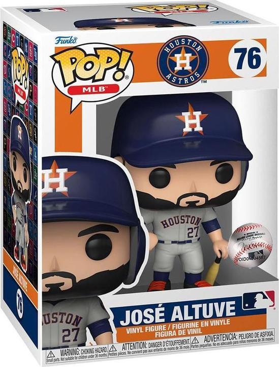 Actual product image Funko MLB POP! Sports Vinyl Figurine Astros - Jose Altuve (Away Jersey) 9 cm