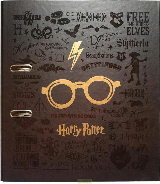Produktbild Ordner Harry Potter Brille 28.5 cm, Dunkelbraun (1 Stück)